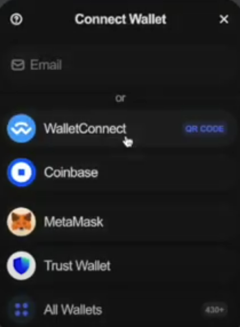 Select a wallet