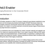 Web3 Enabler White Paper Released