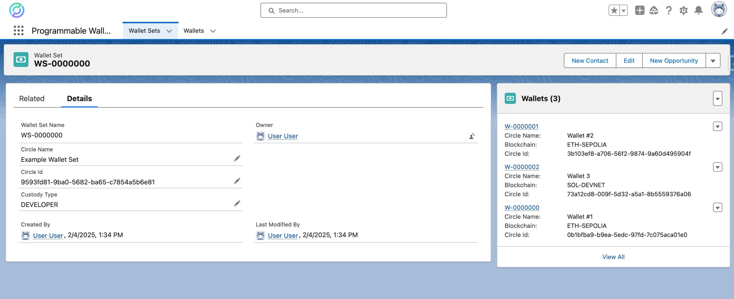 Programmable Wallets for Salesforce