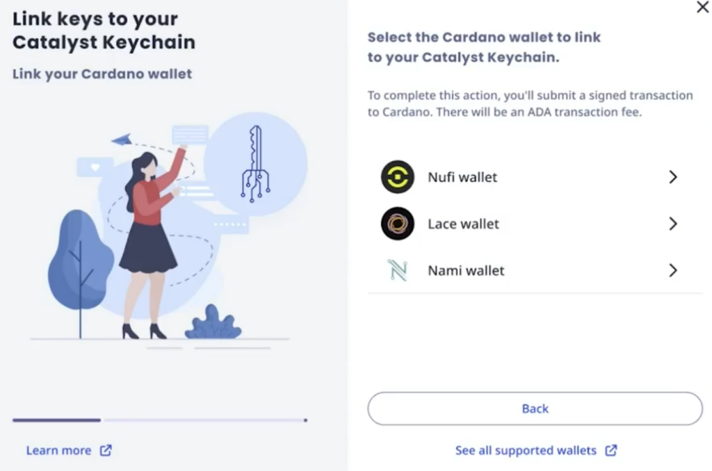 Cardano Catalyst wallet