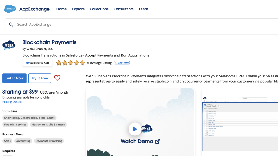 B2B Blockchain Transactions