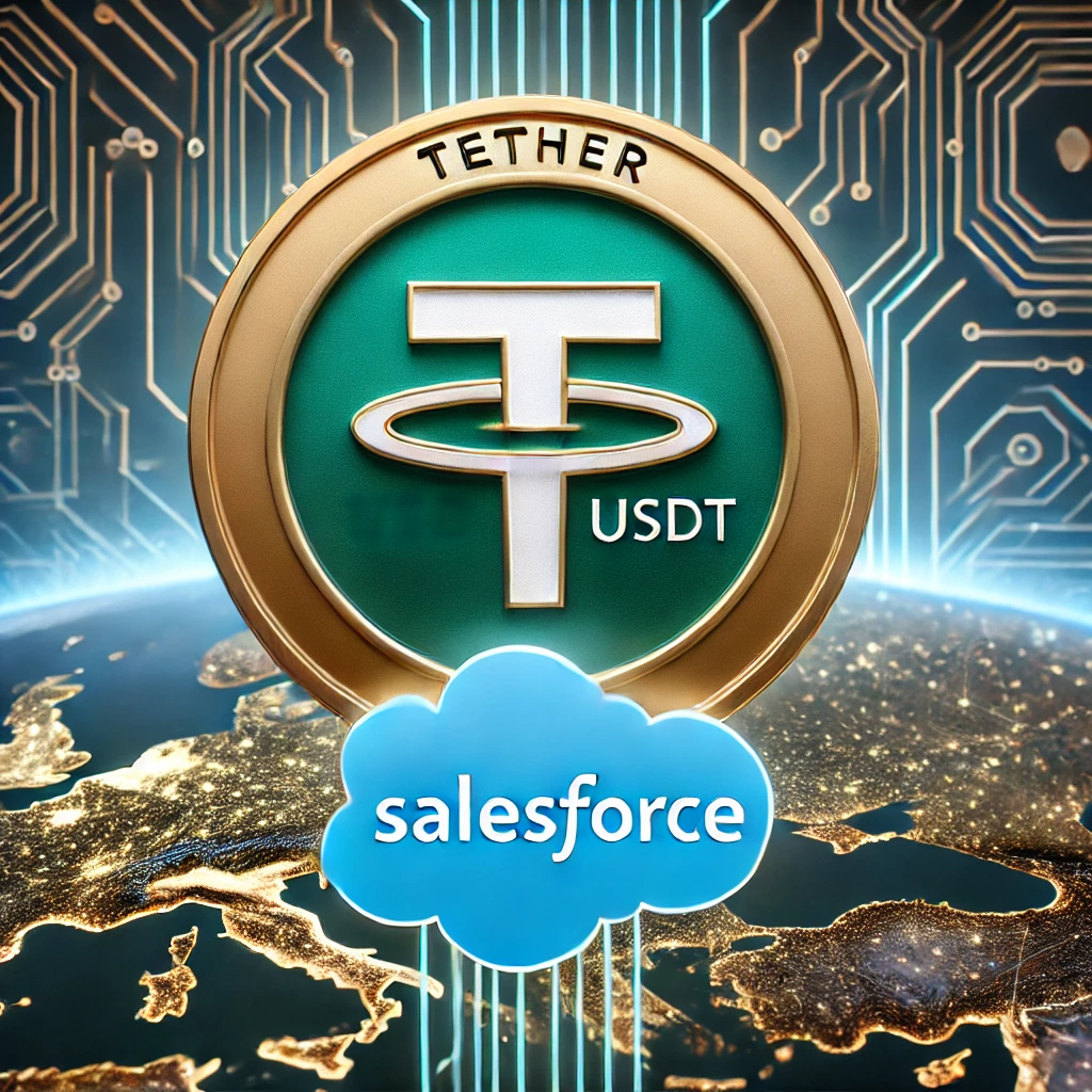 How to accept USDT in Salesforce in Europe using Blockchain Payments