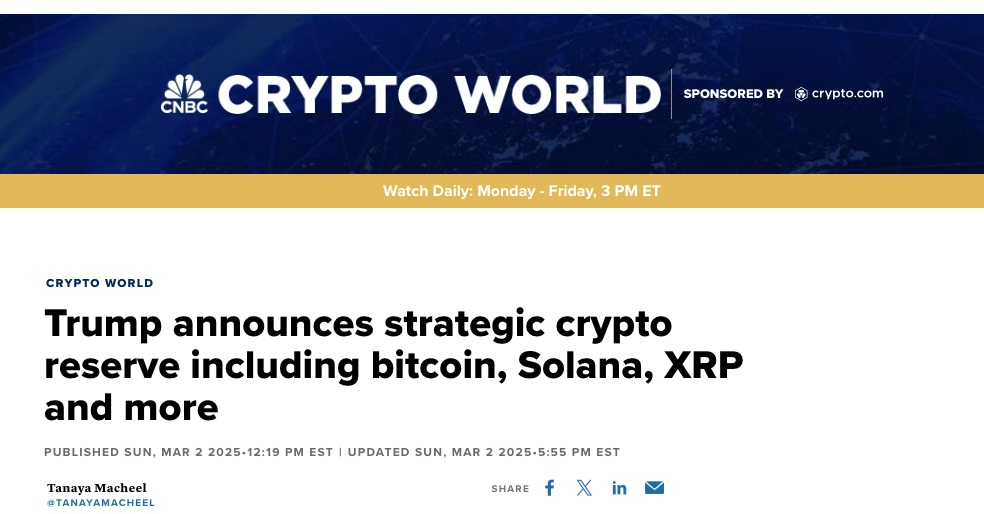 Strategic Crypto Reserve
