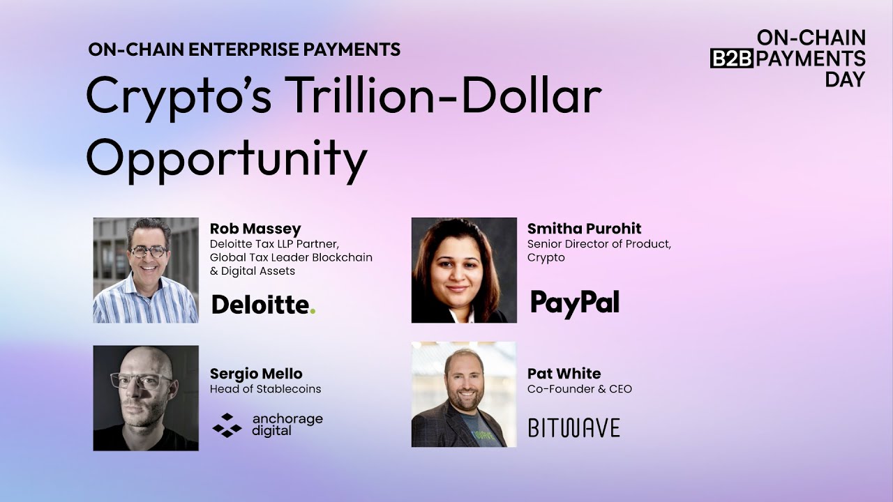 Crypto's Trillion Dollar Opportunity - Stablecoins and B2B payments