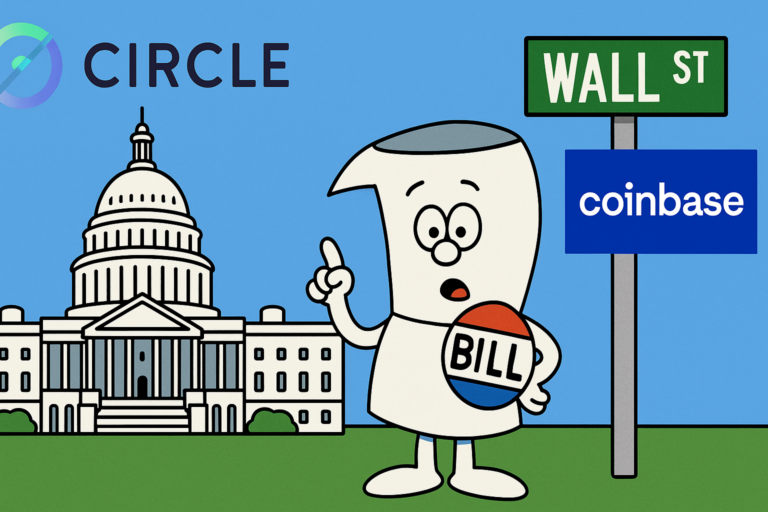 GENIUS Act progressing pushing a Coinbase and Circle Stock Surge in 2025