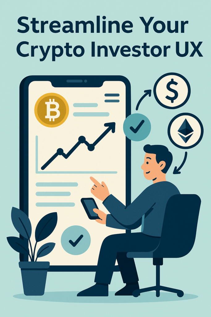 streamline your crypto investor UX