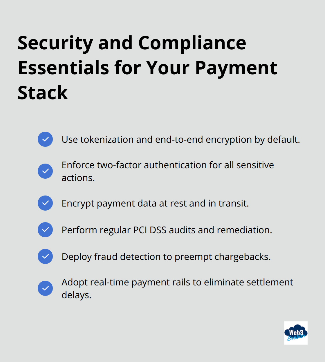 Checklist of payment security controls: tokenization, encryption, 2FA, PCI audits, fraud tools, and real-time rails. - increase in digital payments
