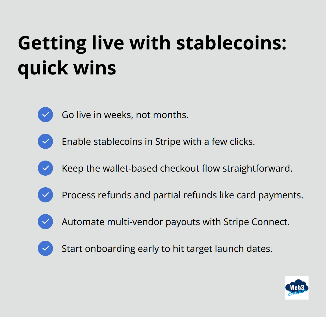 Practical implementation benefits and setup steps for U.S. merchants - stablecoin acceptance in eCommerce