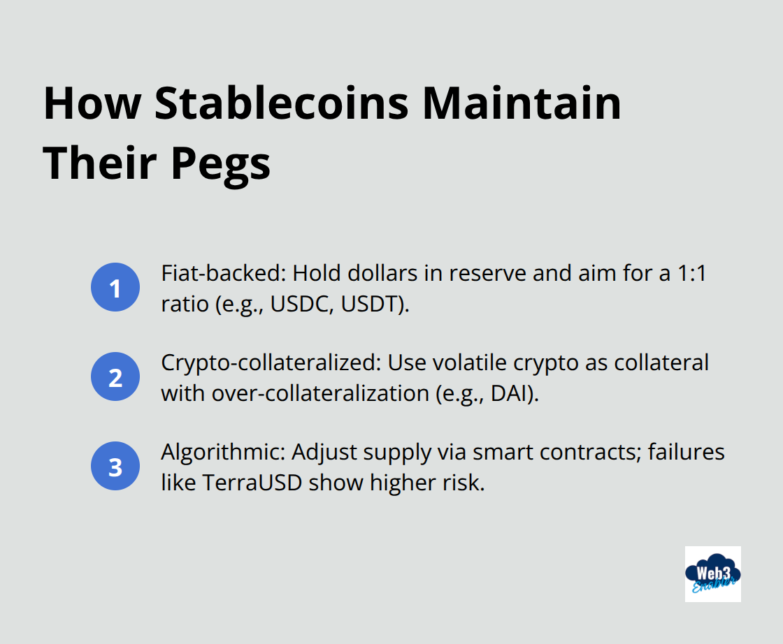 Three core mechanisms that keep stablecoin prices stable - stablecoins vs cryptocurrency